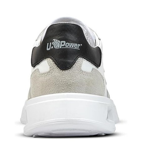 U-Power Urban Lifestyle Helix SCARPA IN PELLE SPORTIVA CASUAL BIANCHE NERE TG 44 - Foto 3 di 3