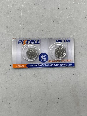 2 Pack AG6 SR920SW SR921SW BUTTON CELL BATTERY WATCH LIGHTER Hg0% FAST FREE SHIP