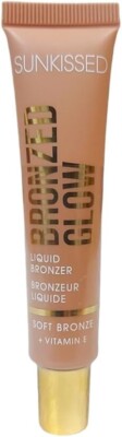 Sunkissed Bronzed Glow Liquid Bronzer Cream Soft Bronze 15ml Vitamin E