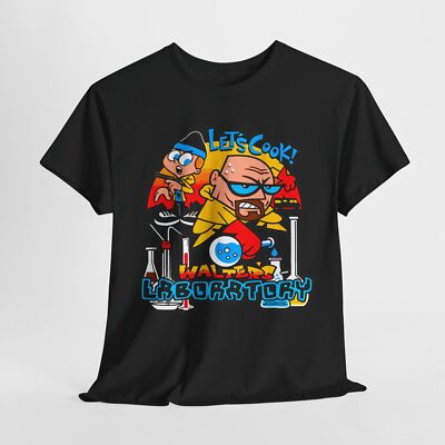 breaking dexter laboratory funny graphic t shirt Unisex Heavy Cotton Tee