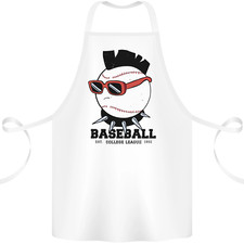 Baseball Punk Rocker Cotton Apron 100% Organic