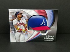 2022 Topps #BH-RA Ronald Acuna Jr., Braves - Commemorative Batting Helmet Card