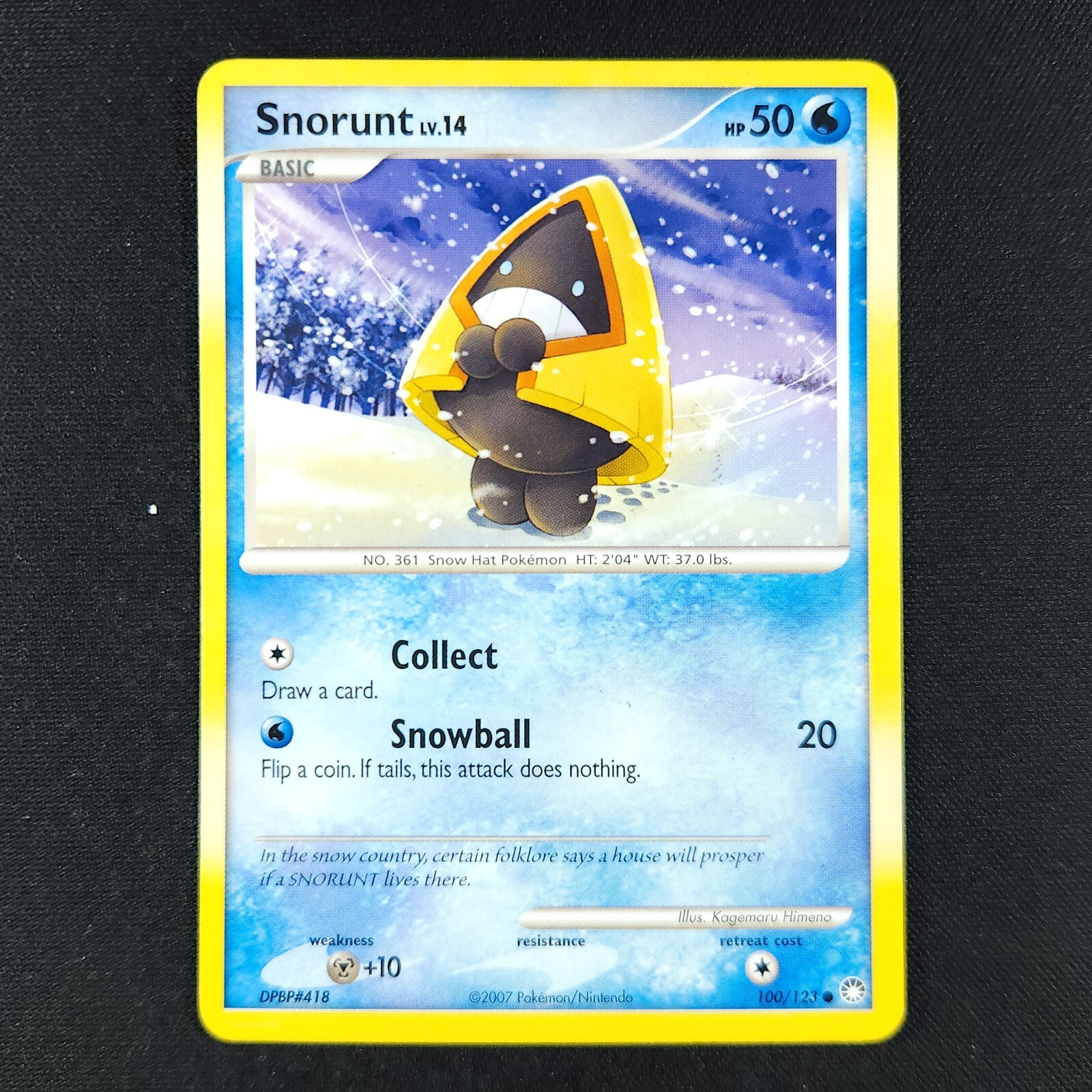 Snorunt 100/123 - Mysterious Treasures - Pokemon Card