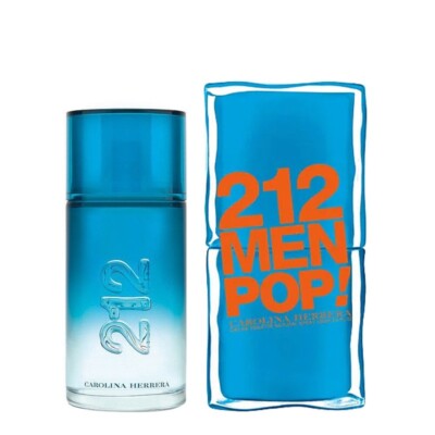 Men Carolina Herrera 212 Men Pop EDT  100ml / 3.4oz New in Box