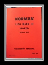 Raleigh NORMAN Model NM2 Lido Mark 3 MKIII Moped Workshop Manual Booklet