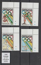 Timbres GRENADE GRENADA 1989 n° YT 1763/66** sports