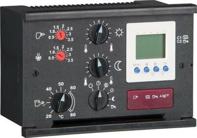EBV Heizungsregelung Delta+ 23B Set mit 4 Fühler Steuerung Regelung Mischerkreis