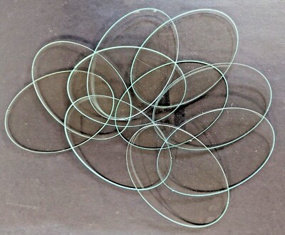 Precut Clear Glass 4 x 6 Ovals Ellipses for Stained Glass & Mosaic | eBay