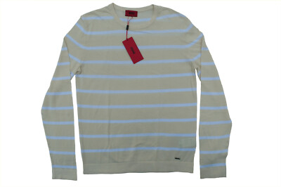 NEU Gr. M HUGO BOSS PULLOVER JSIMUN MED-BEIGE HELL RED LABEL 50382783