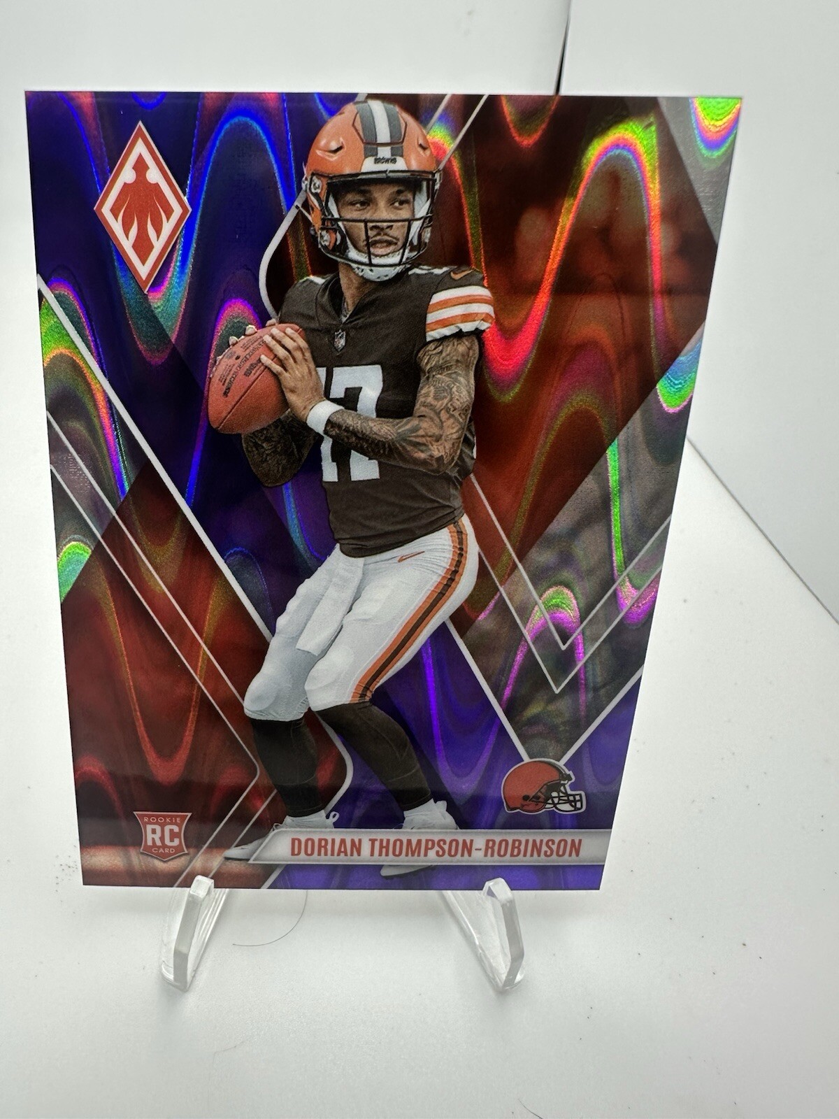 2023 Panini Phoenix - Rookies Purple #124 Dorian Thompson-Robinson /125 (RC)