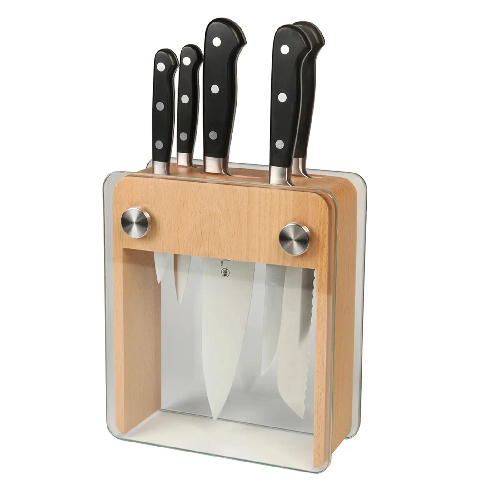 Mercer Culinary Renaissance 6-Piece Forged Knife Set with Block - Thumbnail 3