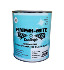 Finish-rite 1k High Performance Clear Coat Quart32oz For Automarineindustrial