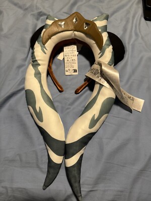 Disney Star Wars Ashoka Ears Plush  Headband with Brown Headpiece NWT Ahsoka Ears | eBay main image 4