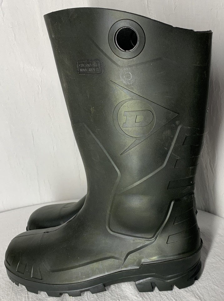 DUNLOP Chesapeake Stivali Uomo In PVC Con Puntera In Acciaio | Impermeabili, Leggeri E Antiscivolo, Per Agricoltura E Lavori Pesanti