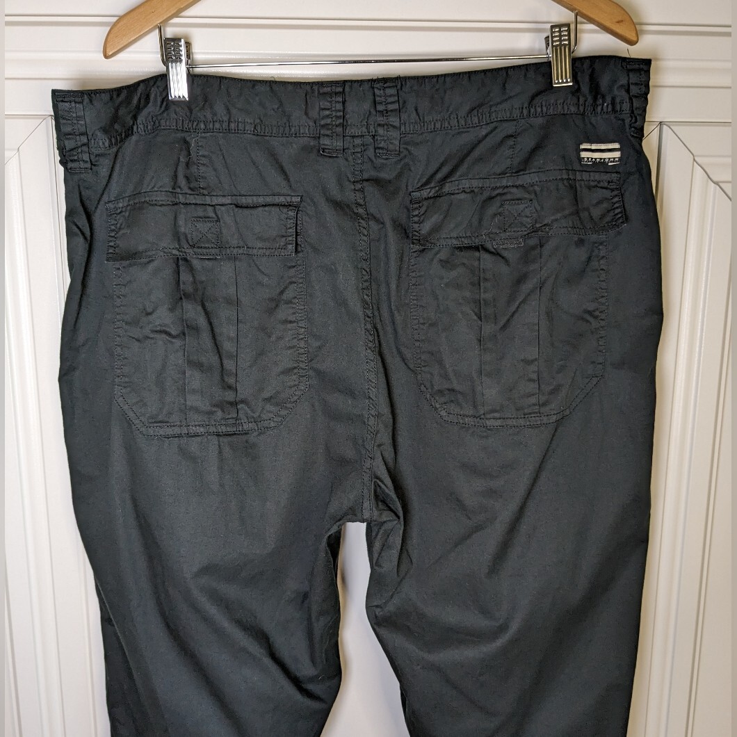 Sean John Y2K Cargo Parachute Pants Black Men's Size … Gem
