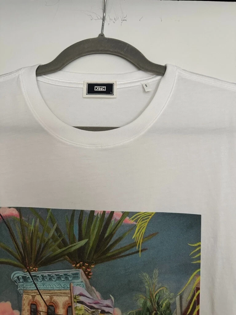 KITH FOR MADJEEN ISAAC GALLERY TEE WHITE LARGE BRAND NEW WITH