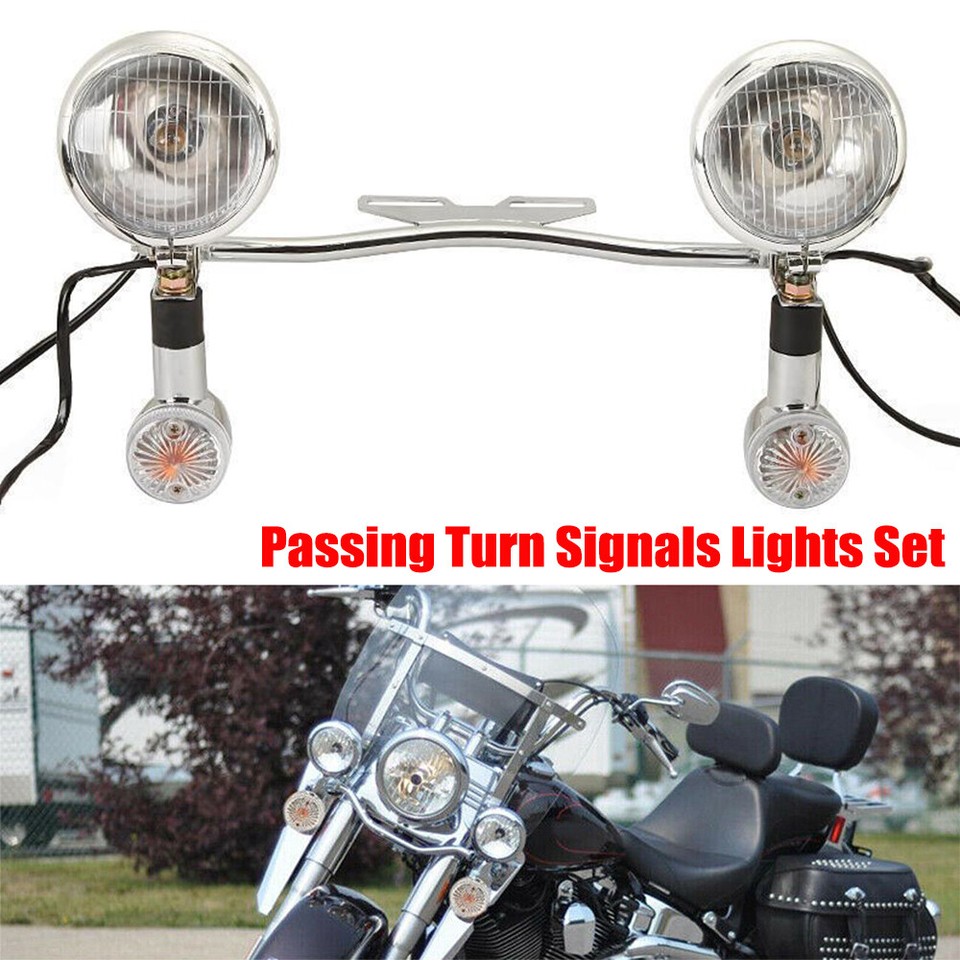 Passing Turn Signal Spot Fog Light Bar Kit For Honda Valkyrie 1500 ...