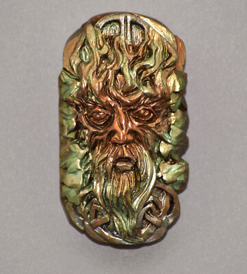 #ad GREEN MAN SILICONE MOLD for soap making and other crafts FOREST $14.99