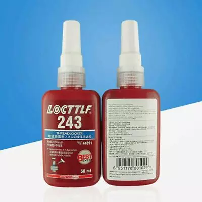 MARKENLOS 1x Bottle 243 50ml Medium Strength Screw Lock Adhesive Compou ♎