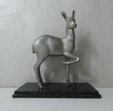 ancienne biche en régule Irénée Rochard Art déco