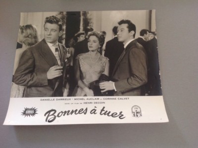 AUSBEUTUNGSFOTO LOBBY CARD - GUT ZU TÖTEN (DARRIEUX AUCLAIR CALVET DECOIN)
