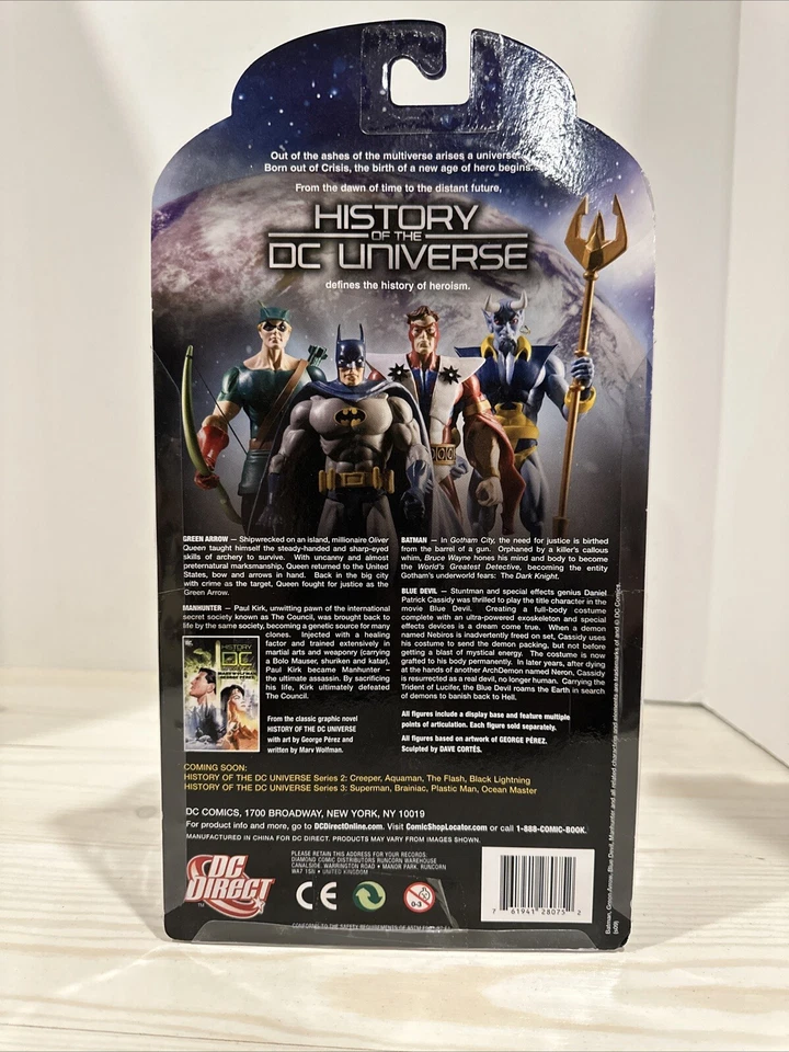 DC Direct History of the DC Universe Series 1 Green Arrow Figure MINT Rare! - Image 4 of 4