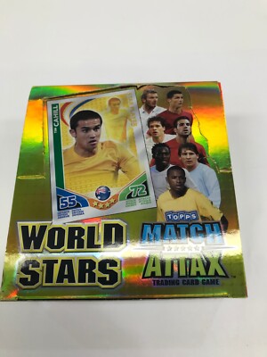 2010 Topps Match Attax World Stars Trading Card Factory Box (24