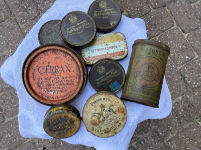Auswahl 9 x Vintage Blechdosen verschiedene Werbung