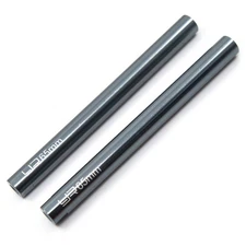 Yeah Racing Gunmetal 6 X 65mm Threaded Aluminum Crawler Link Pipe - 2pcs YA-0434