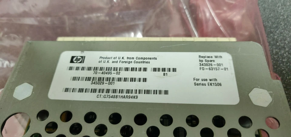 HP 70-40495-02 345029-001 343826-001 MSA500 Dual SCSI U320 Array Controller  - Image 3 of 3