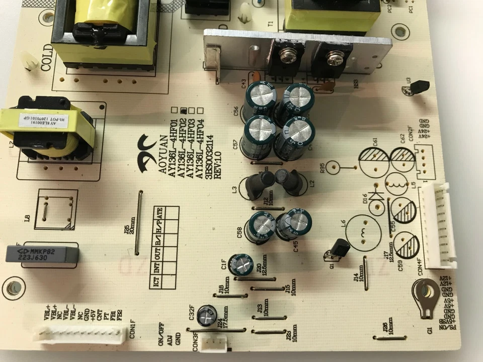 AY136L-4HF02, AY136L-4HF01, AY136L-4HF03, 3BS0032114, TFTV3925, EW32S5UW, ALIMENTACIÓN Foto 3 de 4