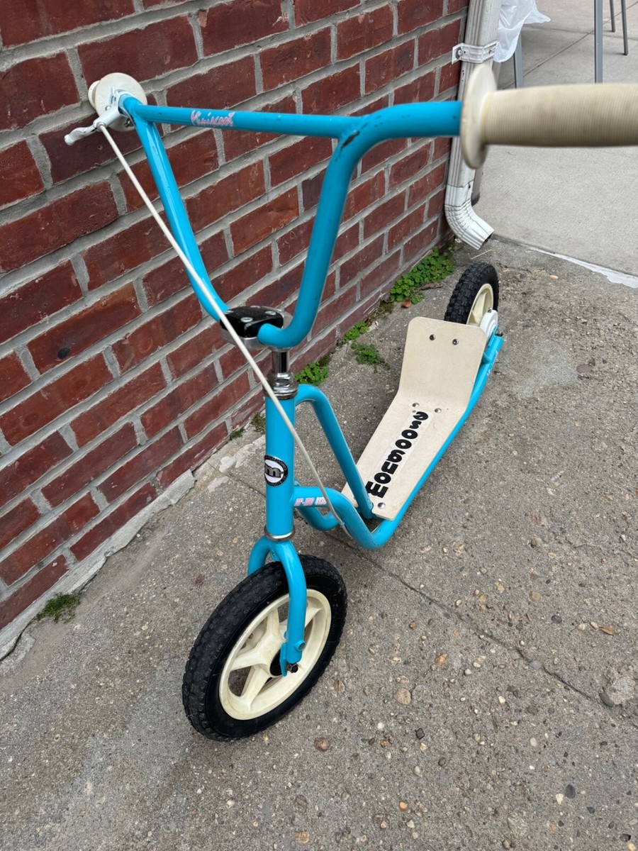 Vintage Super 1987 Mongoose Teal/Blue CR-MO 4130 Miniscoot Scooter