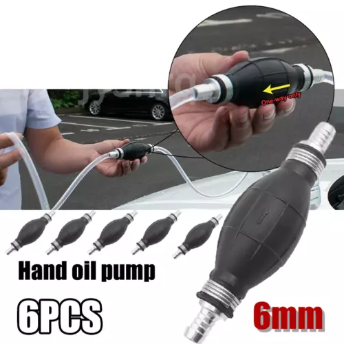 6×6mm Fuel Pump Hand Primer Bulb Petrol Gas Priming For Cars Ship Boat - Picture 1 of 13