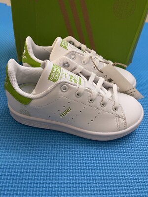 adidas × Disney Primegreen Stan Smith Kermit Sneaker Toddler Size 10.5