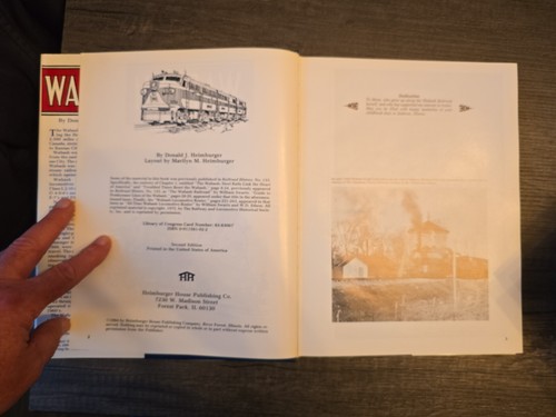 WABASH BY DONALD J HEIMBURGER RAILROAD TRAIN BOOK 1984 2ND EDITION HARDCOVER WAB - Picture 2 of 7