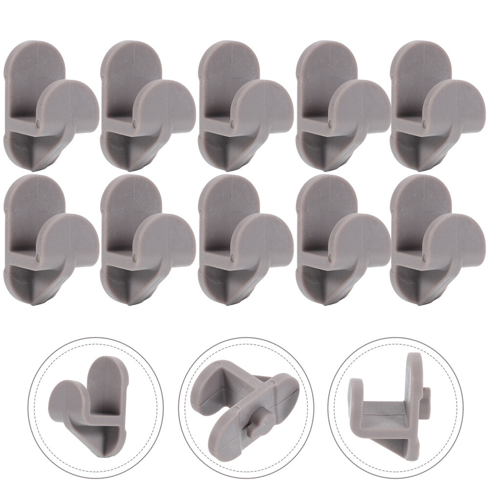 10 piezas abrazadera herramienta de soporte de refrigerador abrazadera congelador estante pesado