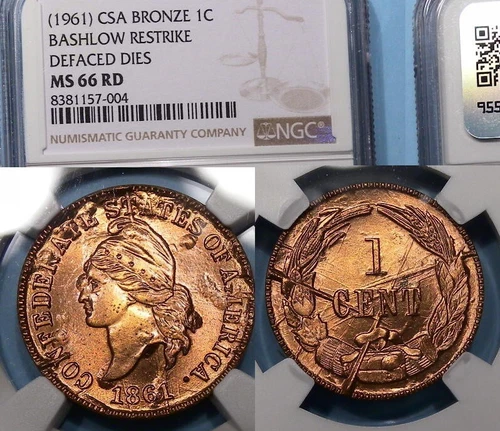 1961 CSA CENT NGC MS 66 RD #619-48