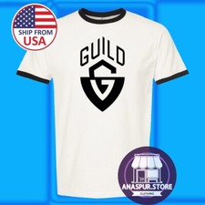 GUILD GUITARS Men's Ringer Black Size S-3XL