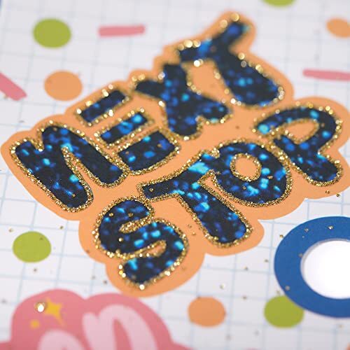 Graduation Cap Topper, Cap Decorations for kids (Next Stop 1st Grade) - Picture 11 of 16
