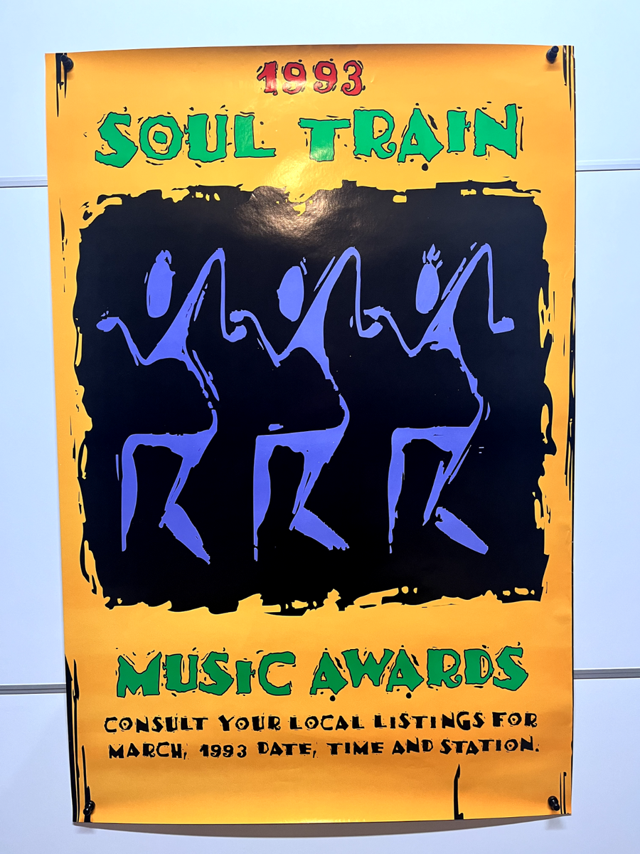 Poster: 1993 Soul Train Music Awards: original record store promo