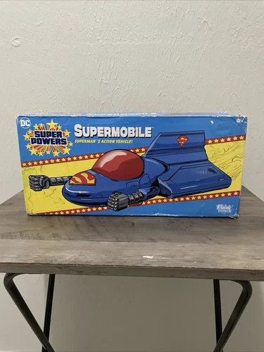 McFarlane DC Super Powers Supermobile Superman Action Vehicle - Read Info