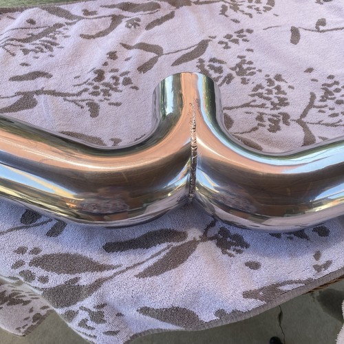 4" O.D.  Y Tube Aluminum, 180 Degree Mandrel 6" Legs, 110 Degree Leg Angle - Picture 2 of 15