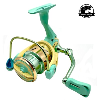 NEU Miracle GREEN WIND Spinnrolle Spin Angelrolle Posenrolle Allroundrolle Match