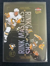Sidney Crosby 2021-22 Upper Deck Fleer Ultra Rink Masters Insert Card #RM-7