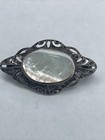 VTG Solid Sterling Mother Of Pearl Pin / Brooch