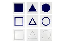 Cards For Geometric Demonstration Tray - MONTESSORI SENSORIAL MATERIAL