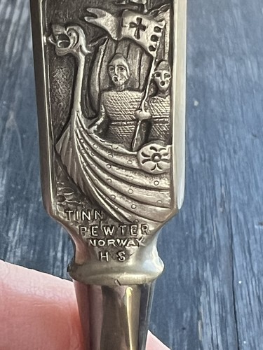 MCM Norwegian Konge Tinn Pewter Corkscrew and Bottle Opener Barware Royal Pewter - Picture 7 of 18