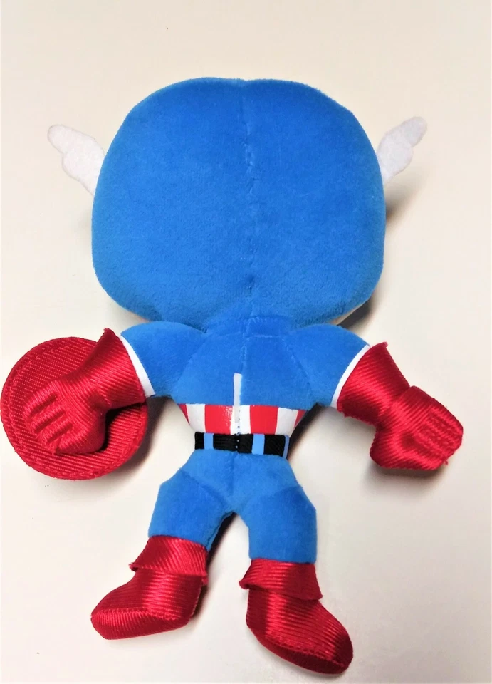 Peluche Funko de peluche de 8" Capitán América de Marvel Comics Foto 2 de 2