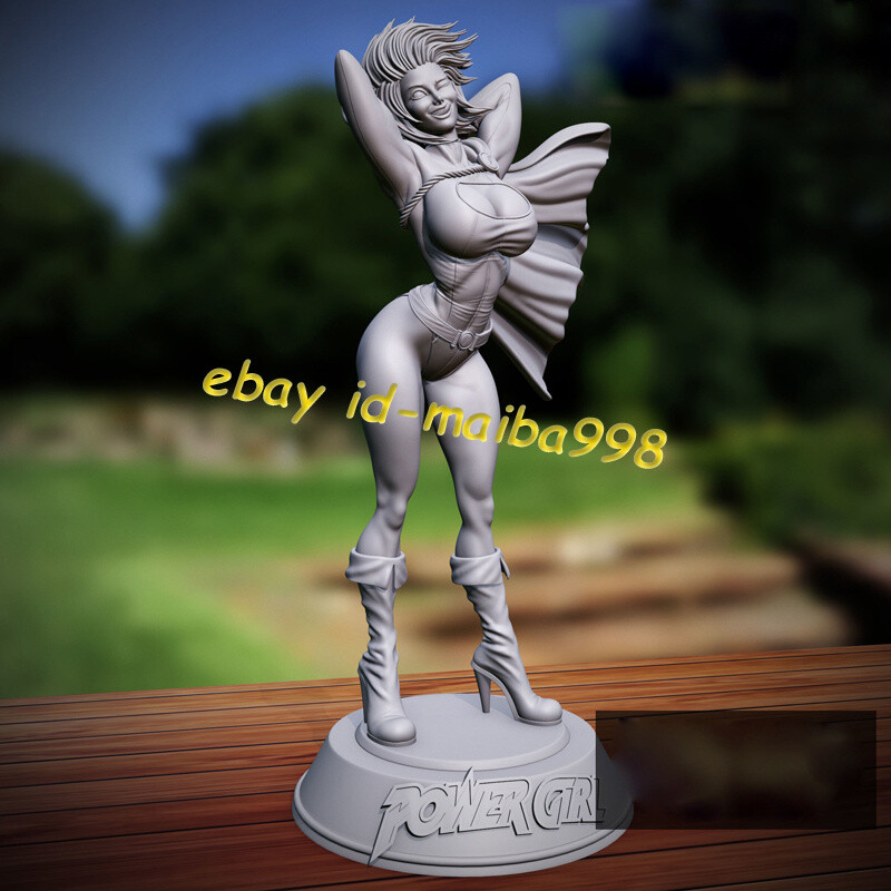 1/8 POWER GIRL 3D Print Garage Kit Figure Model Kit Unpainted Unassembled GK