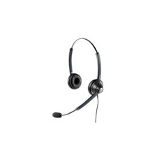 Jabra BIZ 1900 Duo Headband Quick Disconnect QD Stereo Headset  Black 
